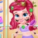 Messy Little Mermaid Makeover - Makeup & Dressup 6 messy little mermaid makeover makeup dressup
