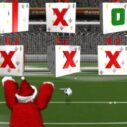 Santa kick Tac Toe 3 santa kick tac toe