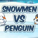 Snowmen VS Penguin 4 snowmen vs penguin